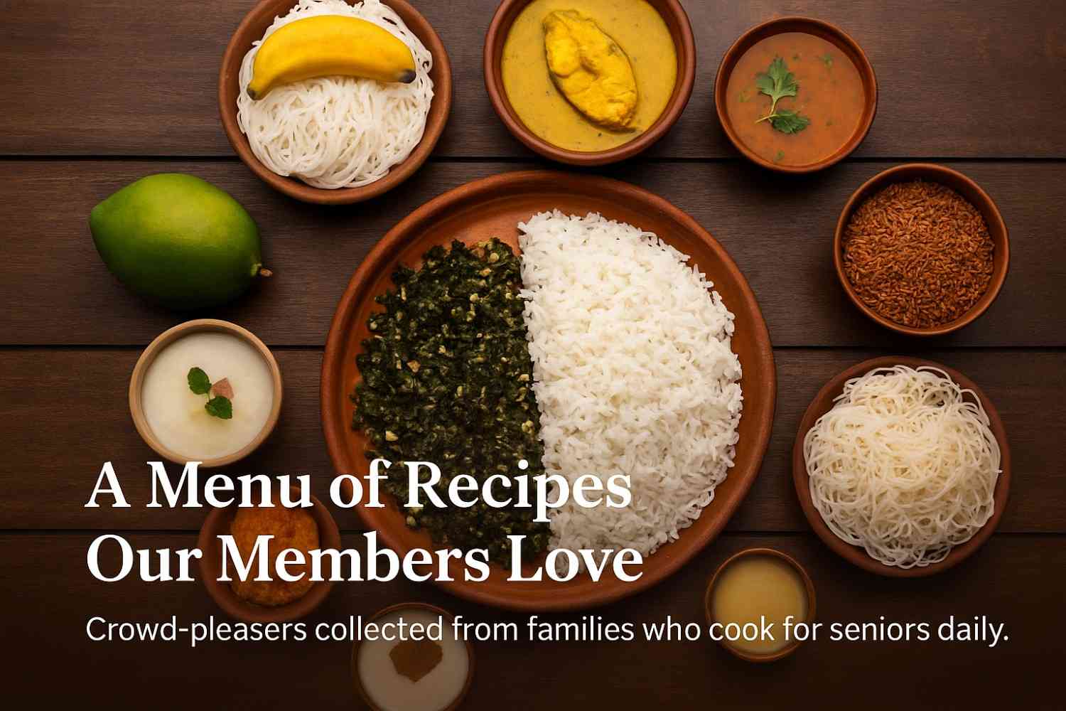 Home-cooked Kerala meals for seniors