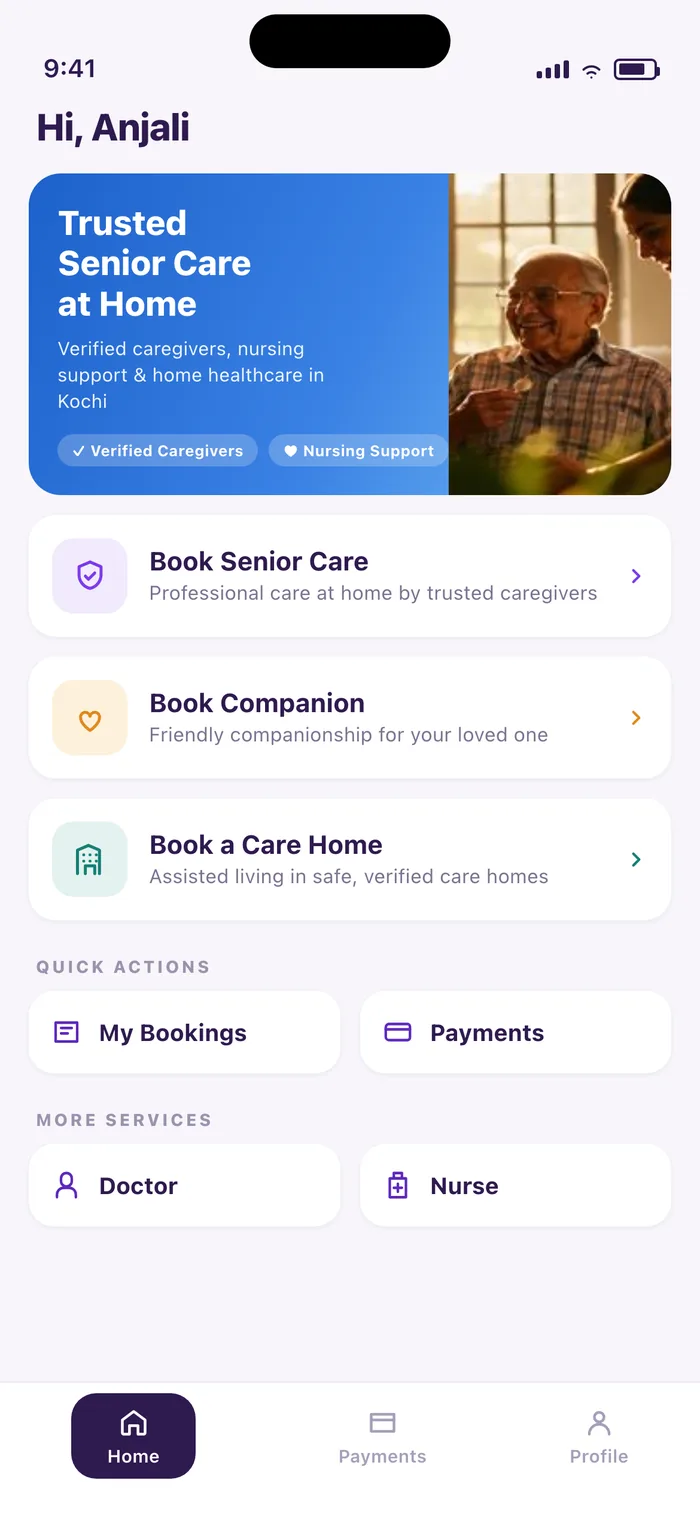 Pulso home screen